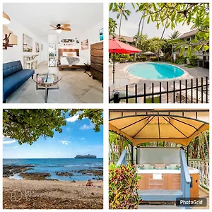 Downtown Hawaiian Paradise With Hot Tub, Pool & - Kona Islander Kailua-Kona